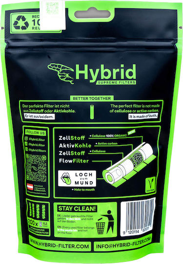 Hybrid Filters Филтърни Накрайници Активен въглен 8.2мм 200x1бр