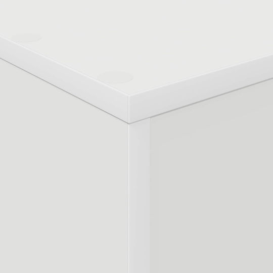 vidaXL Калъф за списания Бял 96x70x41см 899535 vidaXL Калъф за списания Бял 96x70x41см 899535