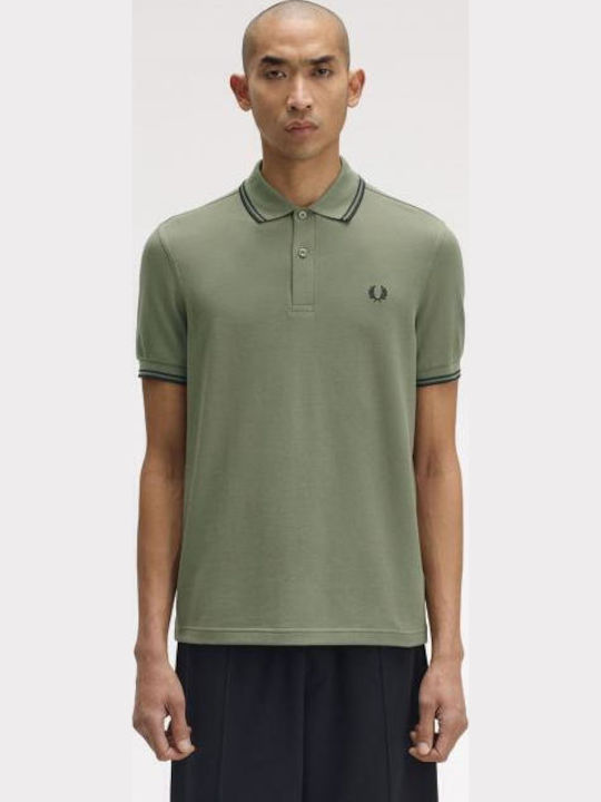 Polo Kurzarm Grüne Bluse