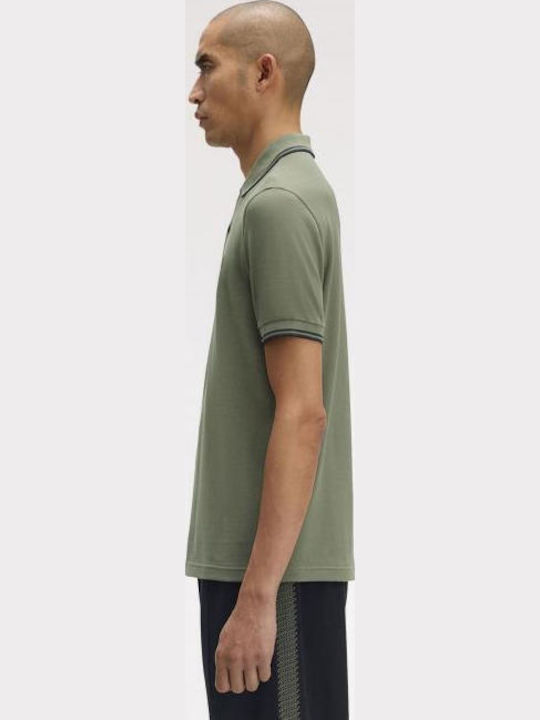 Polo Kurzarm Grüne Bluse