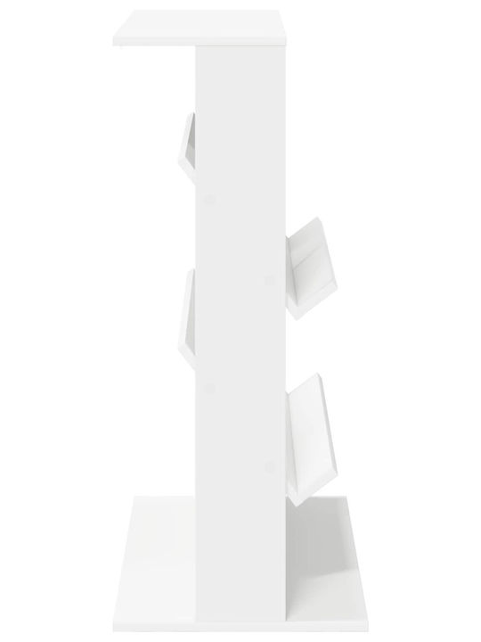 vidaXL PU Magazine Rack White 70x41x96cm