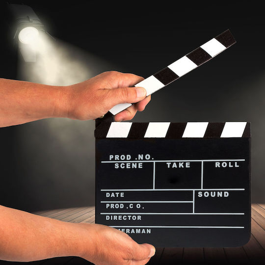 Clapperboard Relaxdays Black