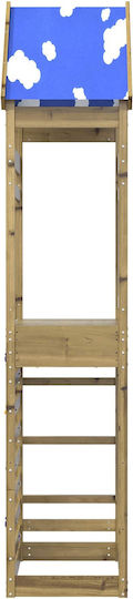 vidaXL Turn de lemn 52.5x85x265cm. Maro