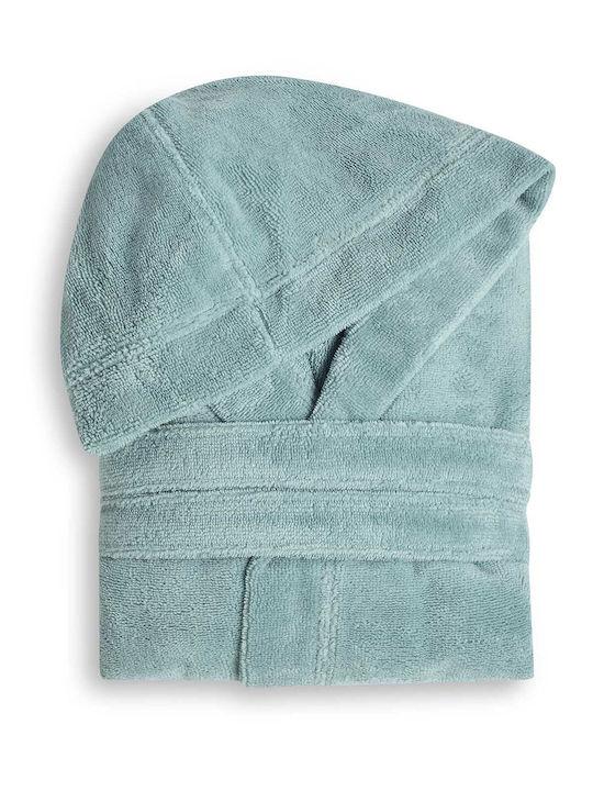 Cannon Μπουρνούζι με Κουκούλα Nile Blue 300gr/m²