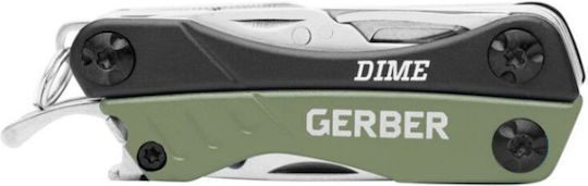 Gerber Dime Multitool Breloc Verde