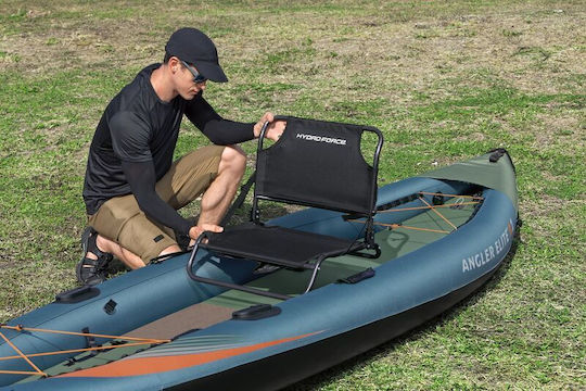 Bestway Hydroforce Angler Elite X1 Sit in Fishing Kayak 1 Person Blue 65197