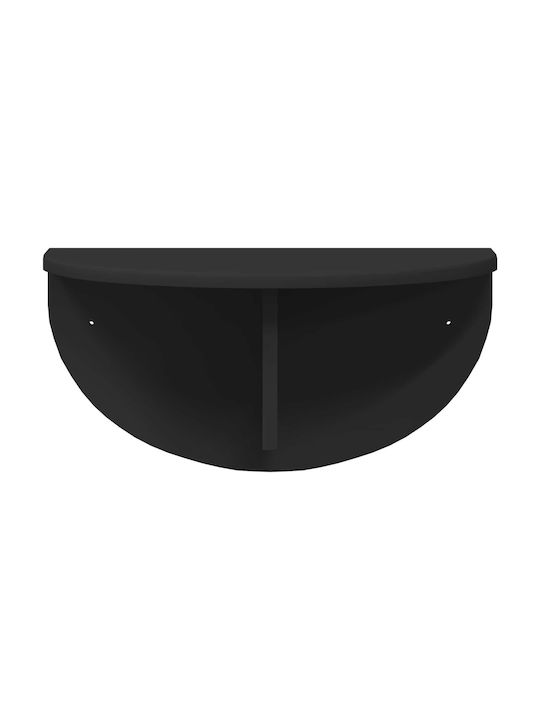 Κομοδίνο Ξύλινο Μαύρο 38x19x19cm