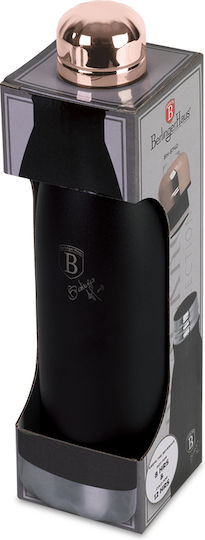 Berlinger Haus Μπουκάλι Θερμός Ανοξείδωτο 500ml Black Rose