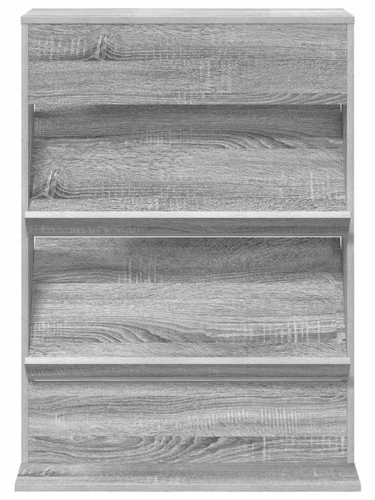 vidaXL Suport Reviste Gri 70x41x96buc 1buc