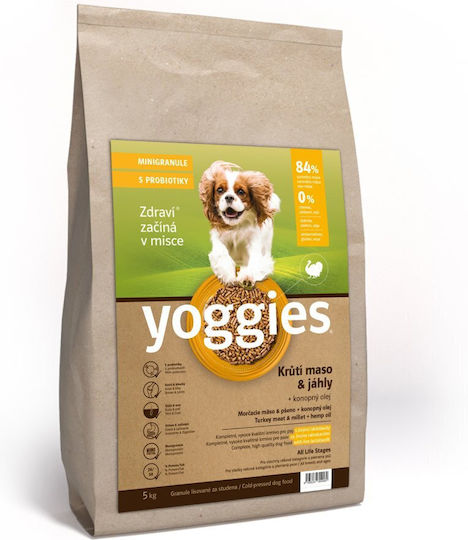 Dry Dog Food Turkey Millet & Probiotics Single Protein Cold Pressed Yoggies Mini 2 Kg