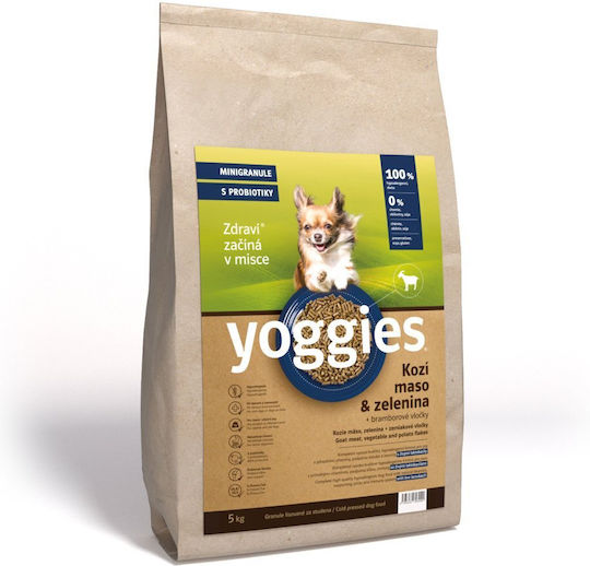 Dry Dog Food Goat Meat Vegetables Probiotics Single Protein Cold Pressed Yoggies Normal 2 Kg