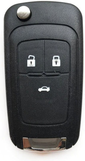 Husă Pentru Chei Auto Compatibilă Opel Chevrolet Vauxhall 3 Butoane