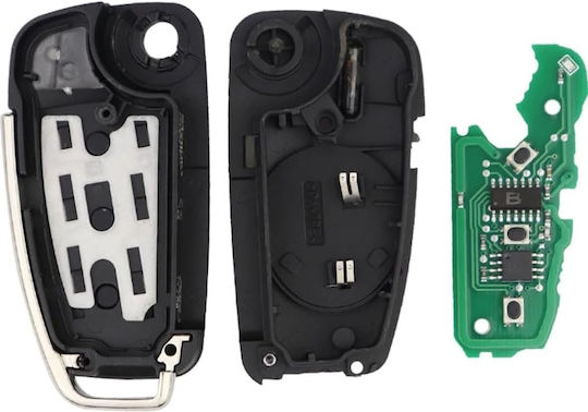 Cheie Auto Programabilă 3 Butoane Audi Q7 B7 Q3 A3 TT A2 A8 A6 A6L A4 S5 C5 C6 B6 A4L A5 Q5 S RS Cabrio Avant Quattro 433MHz ID48 FCC 8E0837220 8E0837220K 8E0837220D
