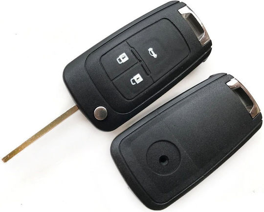 Husă Pentru Chei Auto Compatibilă Opel Chevrolet Vauxhall 3 Butoane