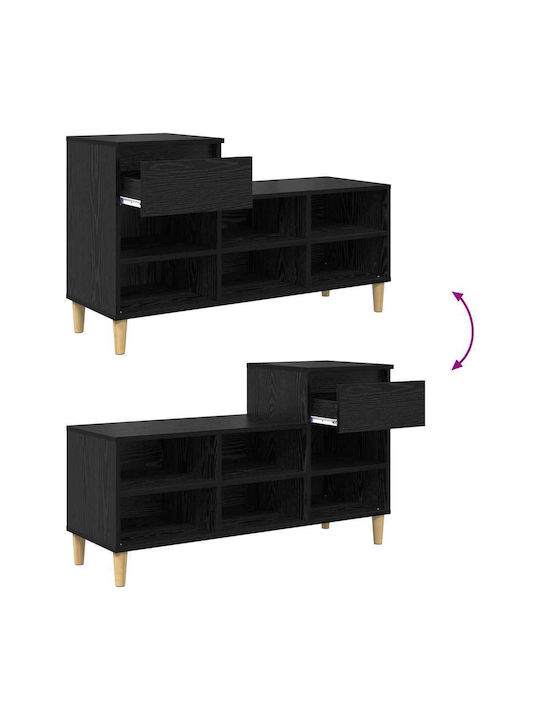 Holz Schuhschrank 102x36x60cm