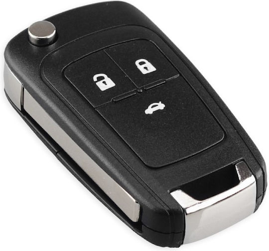 Husă Pentru Chei Auto Compatibilă Opel Chevrolet Vauxhall 3 Butoane