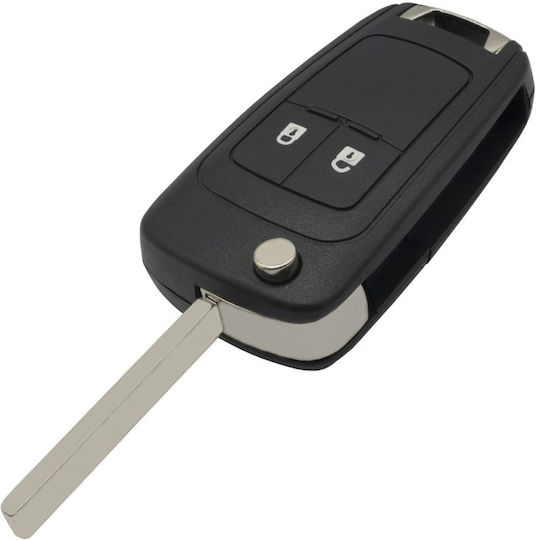 Car Key Case Compatible Opel Chevrolet Vauxhall 2 Buttons