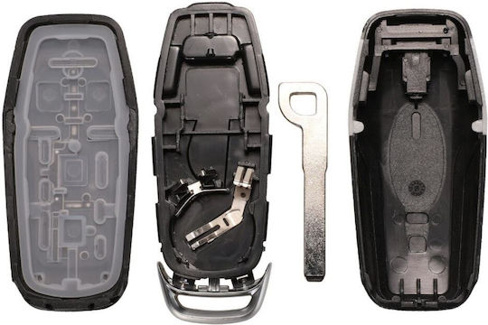 Husă Pentru Chei Auto Compatibilă Ford Mondeo Mustang Focus Fusion S-max Galaxy Explorer 3 Butoane Lamă Hu101