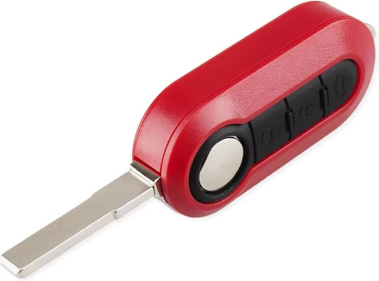 Husă Pliabilă Pentru Chei Auto Fiat Citroen Peugeot 3 Butoane Modele Compatibile 500 Panda Ducato