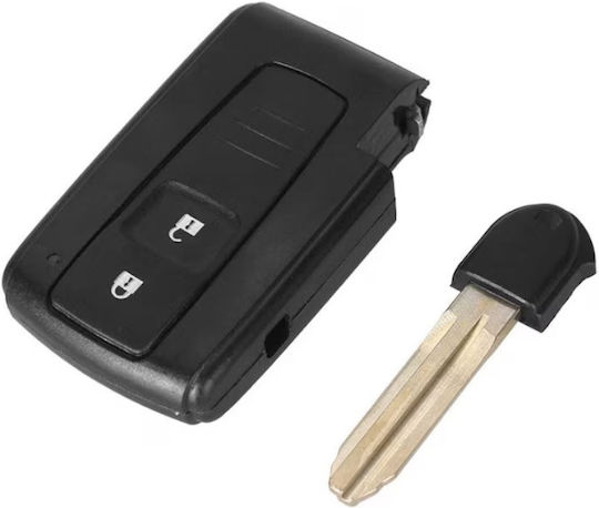 Husă Pentru Chei Auto Toyota 2 Butoane Compatibilă Cu Modelele Corolla Prius Camry Rav4