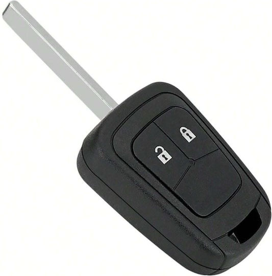 Husă Pentru Chei Auto 2 Butoane Opel Astra J Insignia A Corsa E Mokka Zafira C Meriva B Adam Ampera Cascada Hu101 Blade