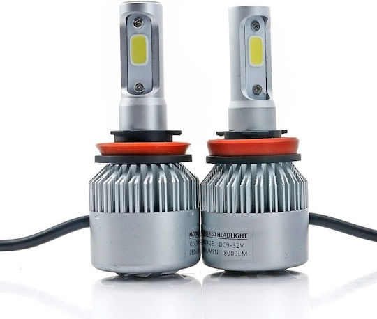 Lămpi Autoturismului S2 / H11 / H8 / H9 Canbus LED 6500K Alb rece 12-24V / 36V 36W 2buc