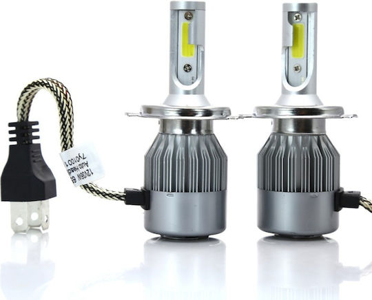 Lamps Car H4 LED 6500K Cold White 12-24V / 32V 36W 2pcs