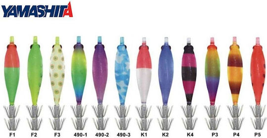 Yamashita L Oppai Sutte 7-2 Squid Jigs Fluorescent 7cm Zk11