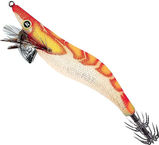 Rizor Squid Jigs Fluorescent Red-yellow Head #01