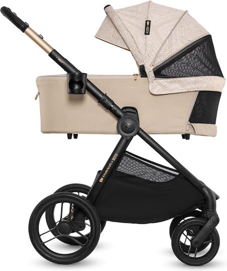 Kinderkraft New 2 Bizuu Ρυθμιζόμενο Καρότσι 2 σε 1 Kατάλληλο για Nεογέννητο Whisper Dune