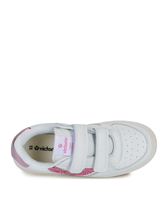 Παιδικά Sneakers με Σκρατς Λευκά