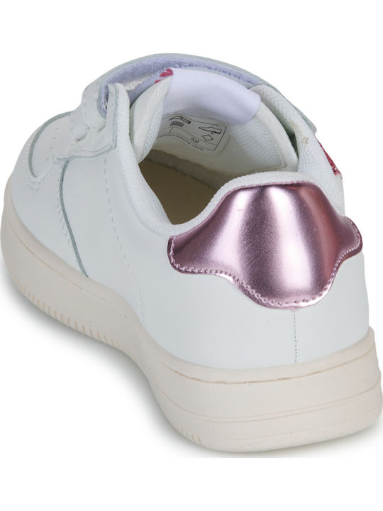 Παιδικά Sneakers με Σκρατς Λευκά