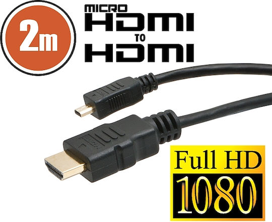 Micro Hdmi Cable 2 Gold-plated Connectors