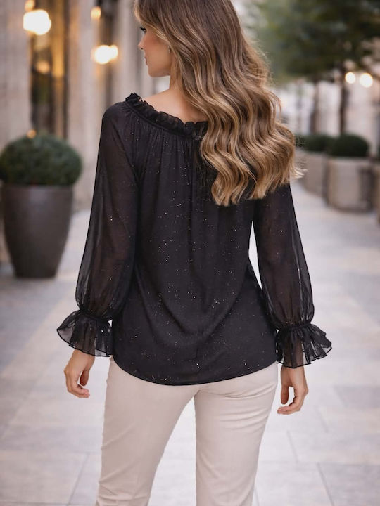 Damen Bluse Black