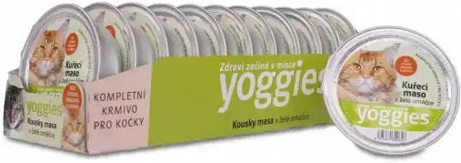 Υγρή Τροφή Γάτας Κοτόπουλο Yoggies 85 G