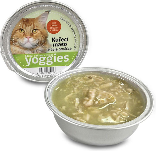 Υγρή Τροφή Γάτας Κοτόπουλο Yoggies 85 G