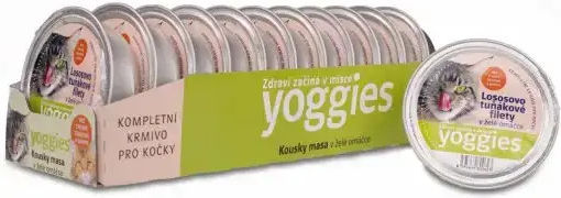 Υγρή Τροφή Γάτας Σολομό Τόνο Yoggies 85 G