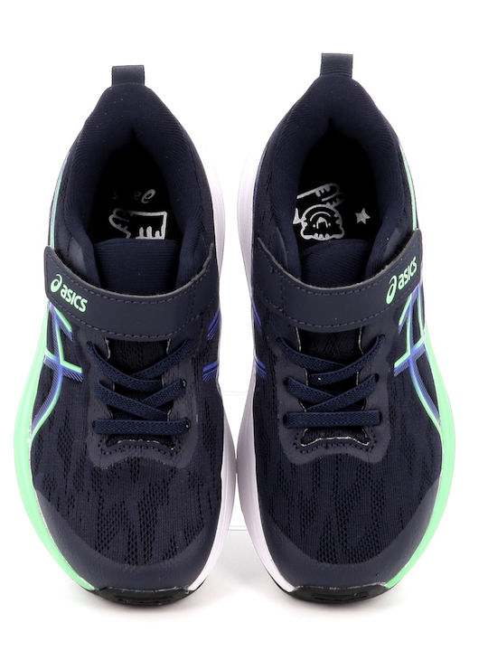 Gt-1000 Kids Sports Shoes Running with Hoop & Loop Closure Navy Blue