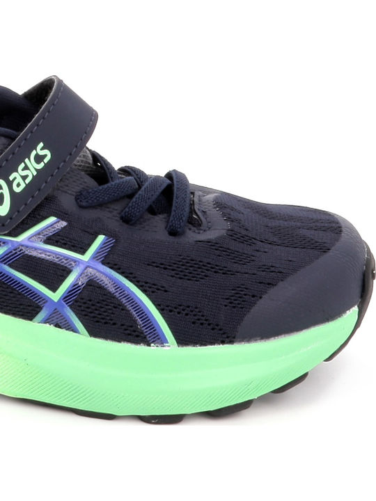 Gt-1000 Kids Sports Shoes Running with Hoop & Loop Closure Navy Blue