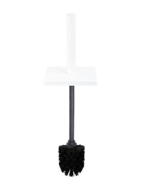 Inter Ceramic Metallic Toilet Brush White