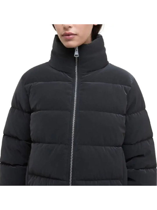 Women's Puffer Jacket for Winter Black