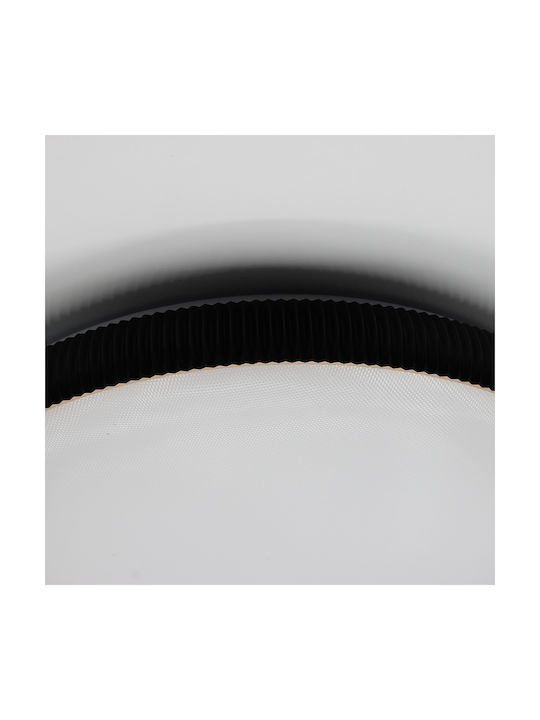 Keskor Deckenleuchte 50cm Schwarz mit Integrierter LED