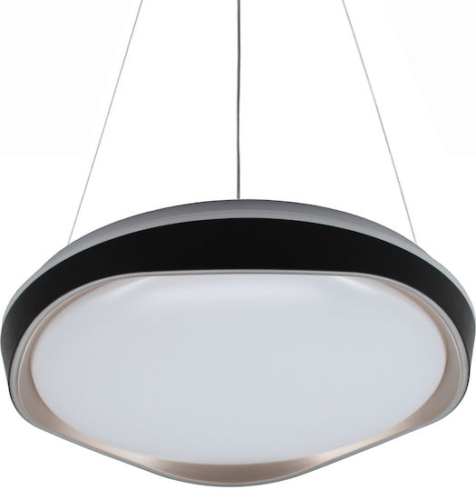 Keskor Plafonieră de Tavan 49buc Neagră cu LED Integrat