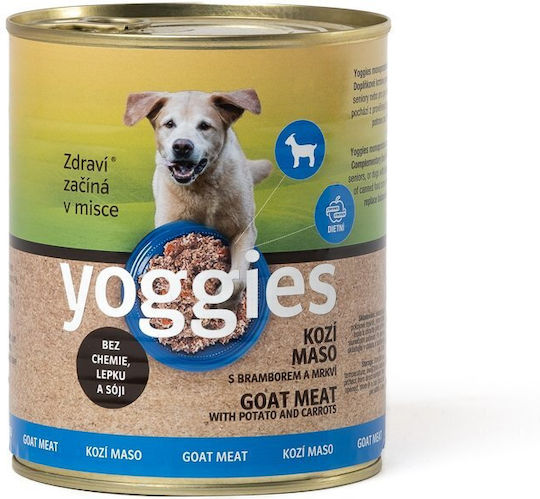 Monoprotein Dog Can Goat Meat Potato & Carrot Yoggies 400 G