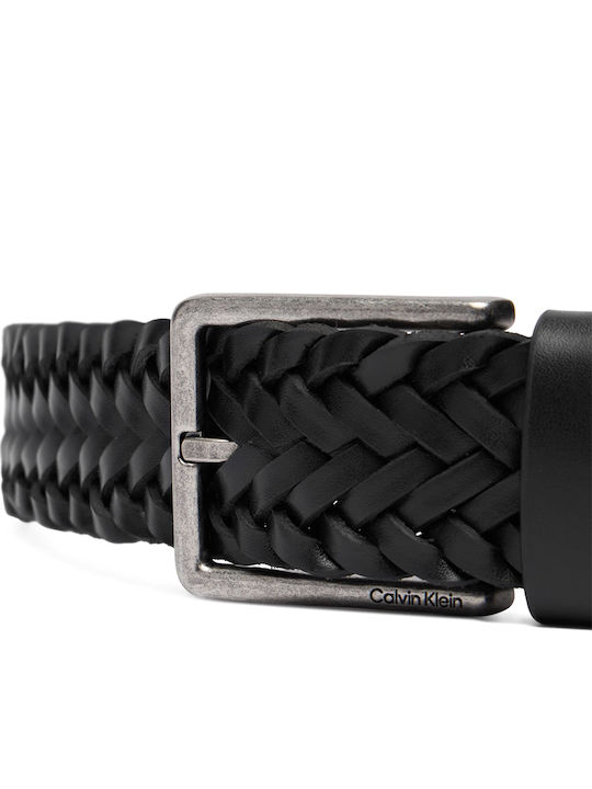 Men's Belt Leather Black