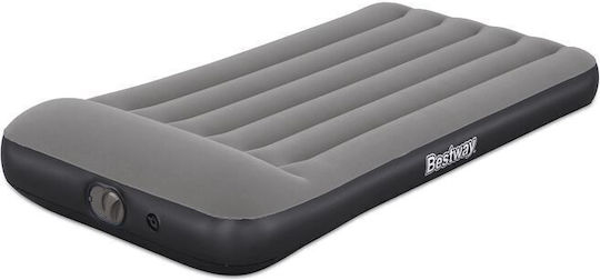 Bestway Inflatable Sleep Mattress Single with Integrated Pump 188x99x30cm Gray