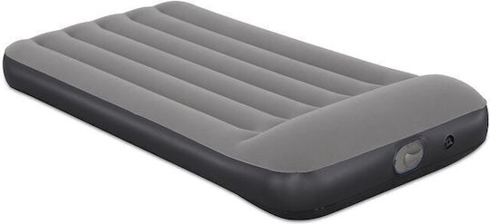 Bestway Inflatable Sleep Mattress Single with Integrated Pump 188x99x30cm Gray