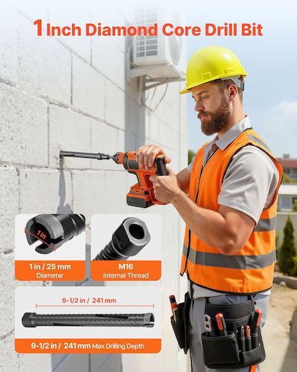 Vevor Diamond Drill for Masonry 25mm