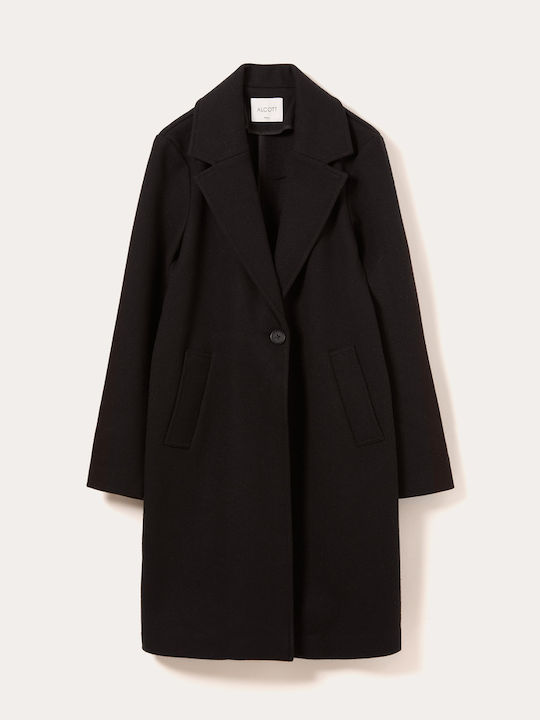 Femeie Black Palton