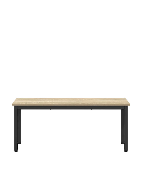 Ess- und Küchenstühle mit Hölzernes Oberfläche Grau 3Stücke 110x35x45cm